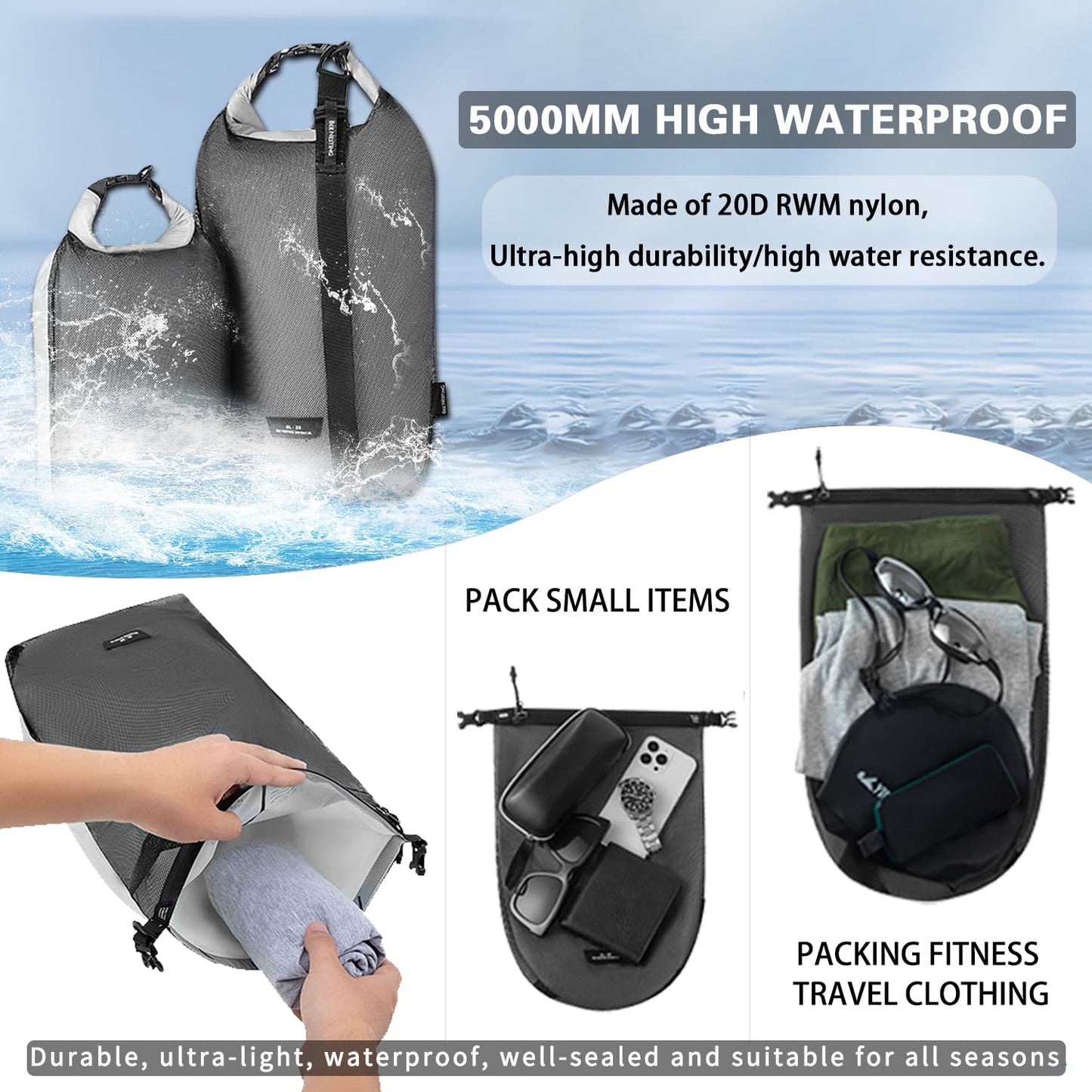 Bee Nesting Dry Bag 4L/8L Version 3.0